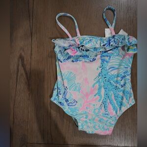 Lilly Pulitzer Pink and Blue Swimsuit